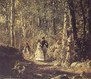 Ivan Shishkin A Stroll in the Forest oil